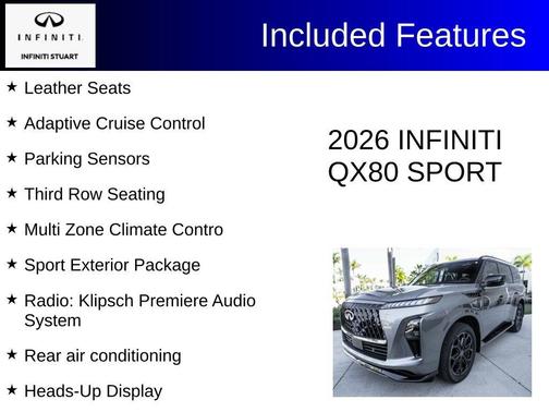 Dynamic Metal 2026 INFINITI QX80 SPORT