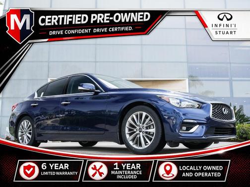 Grand Blue 2023 INFINITI Q50 LUXE