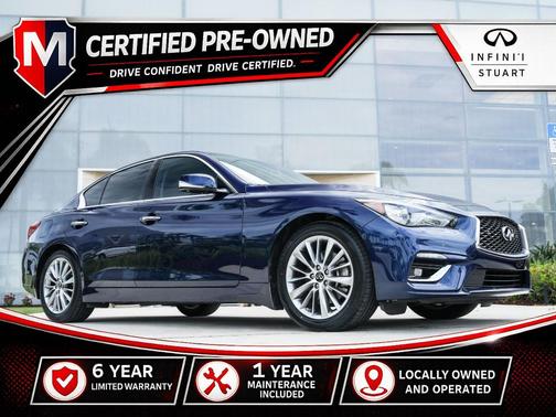 Grand Blue 2023 INFINITI Q50 LUXE