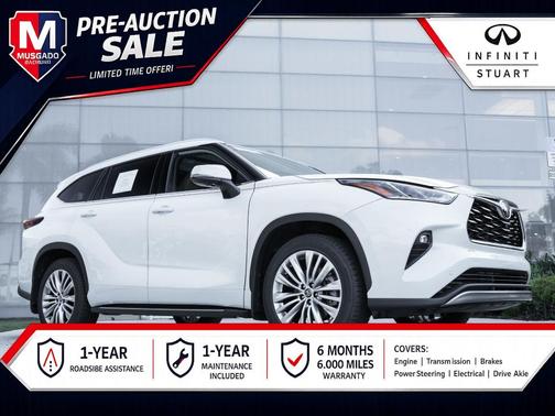 Wind Chill Pearl 2024 Toyota Highlander Platinum