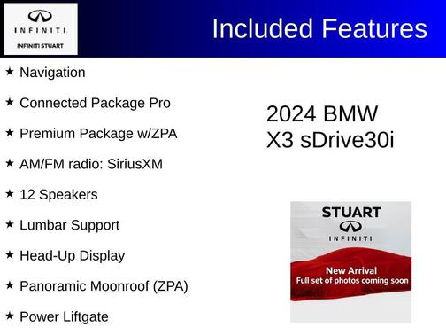 2024 BMW X3 sDrive30i