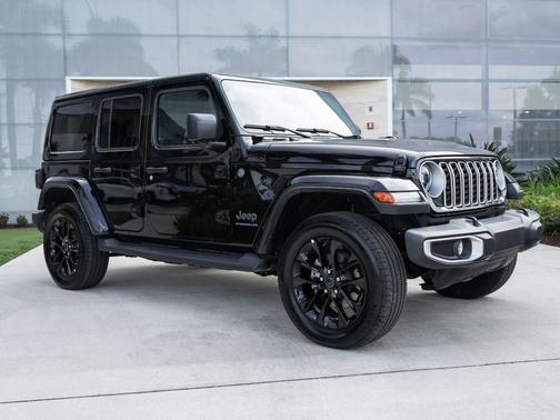 Black Clearcoat 2025 Jeep Wrangler 4xe Sahara