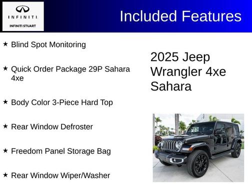 Black Clearcoat 2025 Jeep Wrangler 4xe Sahara