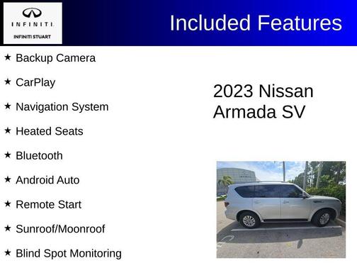 Brilliant Silver Metallic 2023 Nissan Armada SV