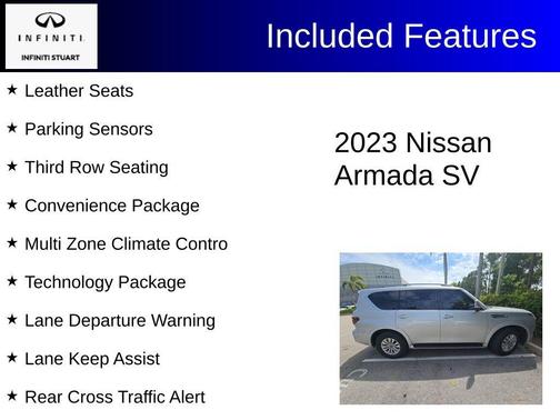 Brilliant Silver Metallic 2023 Nissan Armada SV