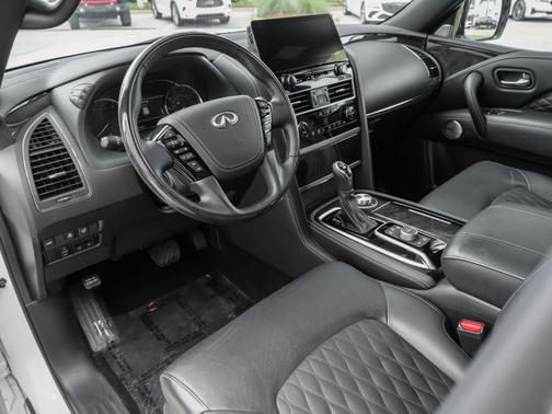Moonstone White 2023 INFINITI QX80 SENSORY