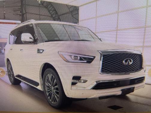 Moonstone White 2023 INFINITI QX80 SENSORY