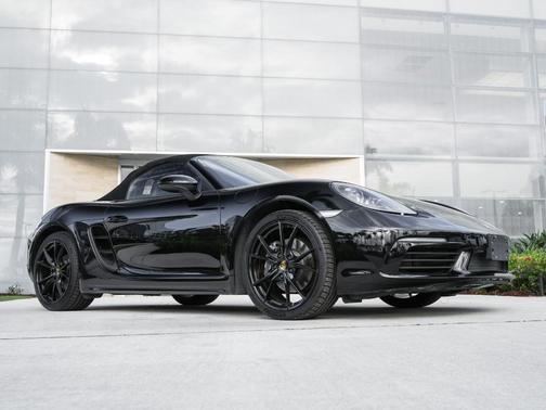 Black 2021 Porsche 718 Boxster Base