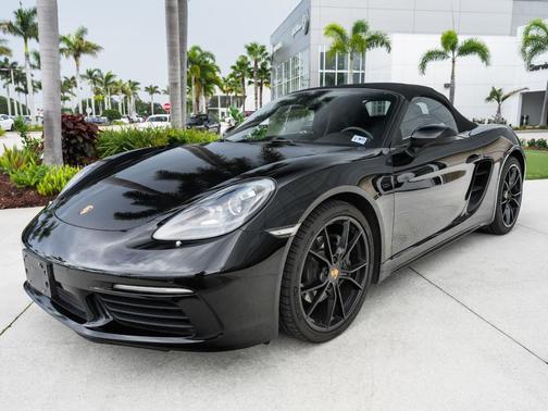 Black 2021 Porsche 718 Boxster Base
