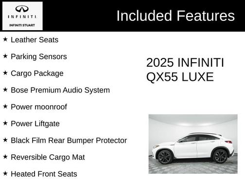 2025 INFINITI QX55 LUXE