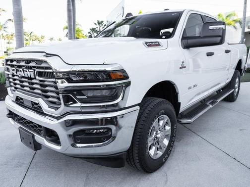 Bright White Clearcoat 2025 RAM 2500 Big Horn