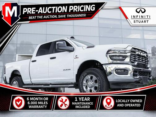 Bright White Clearcoat 2025 RAM 2500 Big Horn
