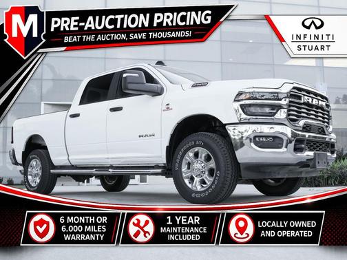 Bright White Clearcoat 2025 RAM 2500 Big Horn