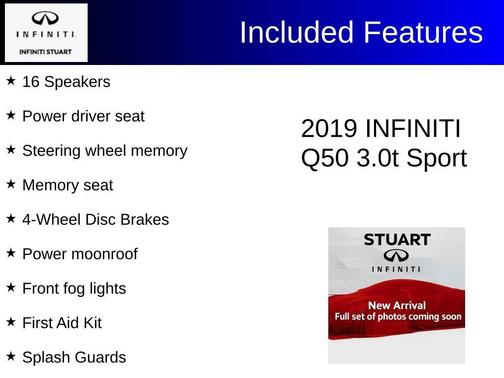 2019 INFINITI Q50 3.0t Sport