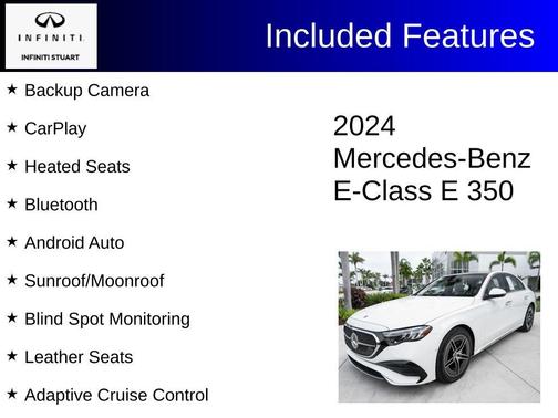 Polar White 2024 Mercedes-Benz E-Class E 350 4MATIC
