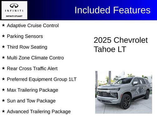Sterling Gray Metallic 2025 Chevrolet Tahoe LT