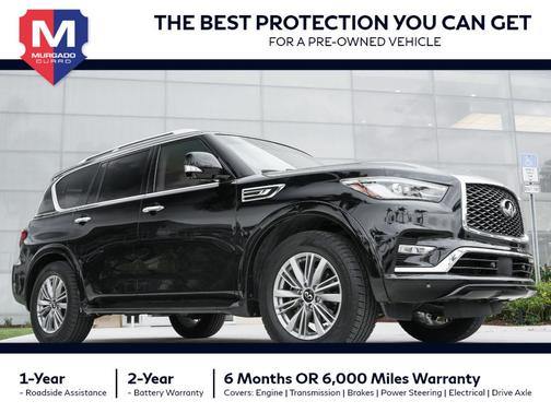 Black Obsidian 2021 INFINITI QX80 Luxe