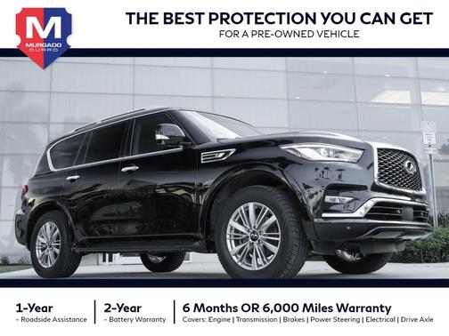 Black Obsidian 2021 INFINITI QX80 Luxe