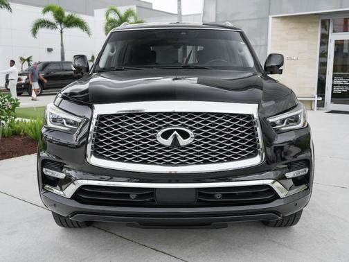 Black Obsidian 2021 INFINITI QX80 Luxe