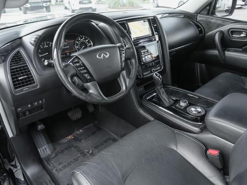 Black Obsidian 2021 INFINITI QX80 Luxe