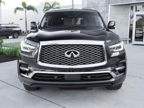 Black Obsidian 2021 INFINITI QX80 Luxe