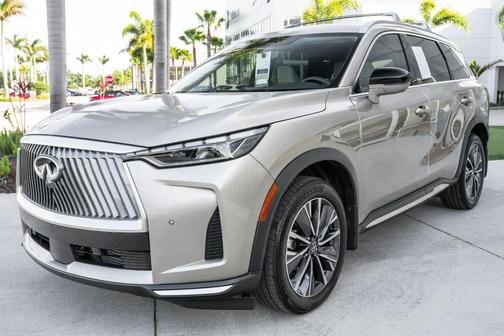 Warm Titanium 2026 INFINITI QX60 Luxe