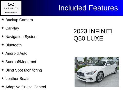 2023 INFINITI Q50 LUXE