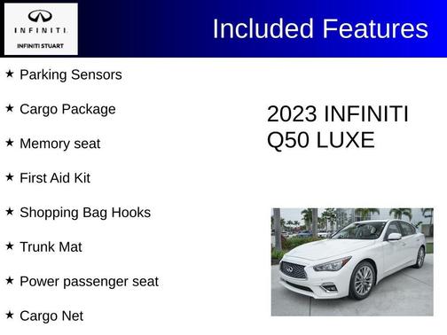 2023 INFINITI Q50 LUXE