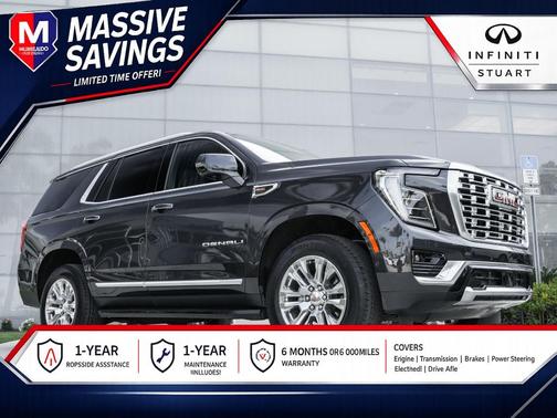 Titanium Rush Metallic 2025 GMC Yukon Denali