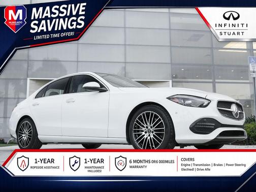 Polar White 2024 Mercedes-Benz C-Class C 300 4MATIC