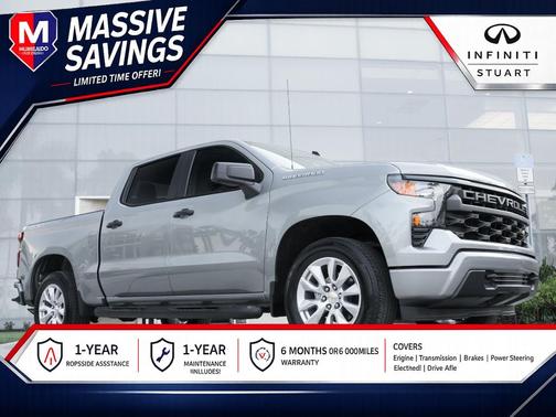 Sterling Gray Metallic 2025 Chevrolet Silverado 1500 Custom