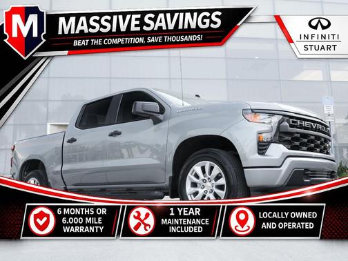 Sterling Gray Metallic 2025 Chevrolet Silverado 1500 Custom