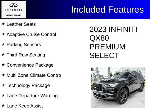 Mineral Black 2023 INFINITI QX80 PREMIUM SELECT