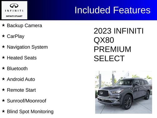 Mineral Black 2023 INFINITI QX80 PREMIUM SELECT