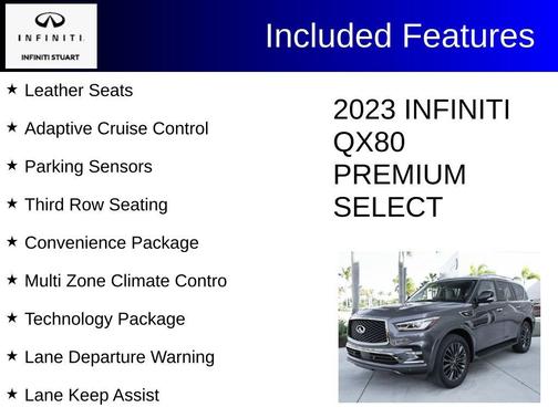 Mineral Black 2023 INFINITI QX80 PREMIUM SELECT
