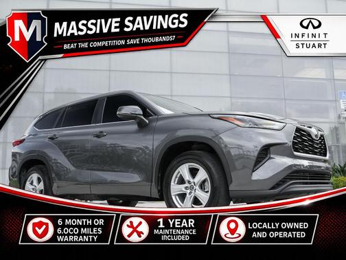 Magnetic Gray Metallic 2023 Toyota Highlander L
