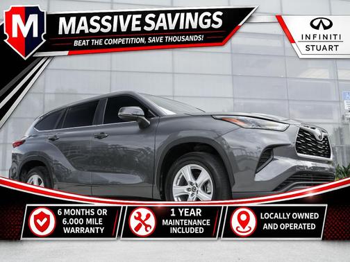 Magnetic Gray Metallic 2023 Toyota Highlander L