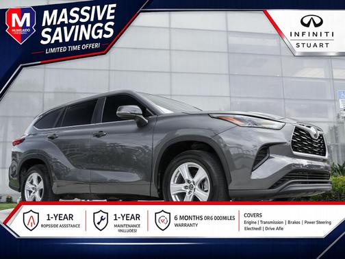 Magnetic Gray Metallic 2023 Toyota Highlander L