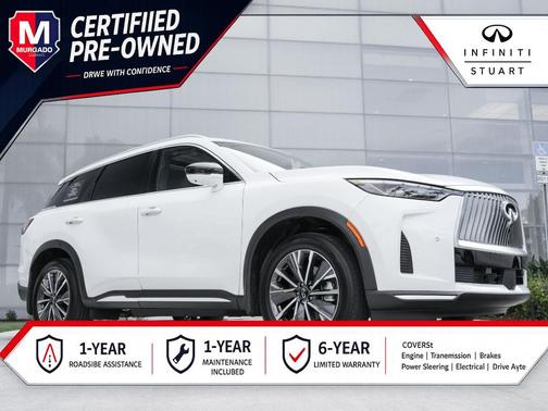 Radiant White 2026 INFINITI QX60 Luxe