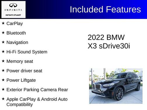 2022 BMW X3 sDrive30i