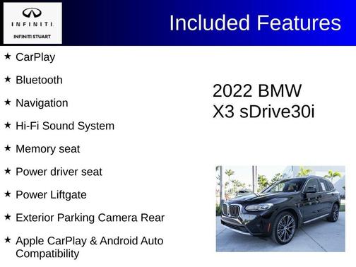 2022 BMW X3 sDrive30i