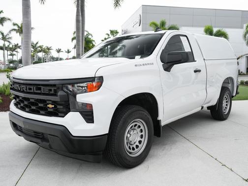 Summit White 2023 Chevrolet Silverado 1500 WT