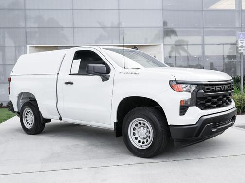 Summit White 2023 Chevrolet Silverado 1500 WT