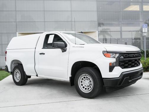 Summit White 2023 Chevrolet Silverado 1500 WT