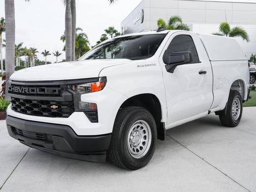 Summit White 2023 Chevrolet Silverado 1500 WT