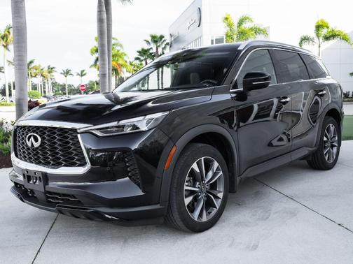 Mineral Black 2023 INFINITI QX60 Luxe