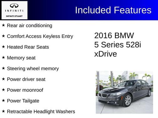Dark Graphite 2016 BMW 528 i xDrive
