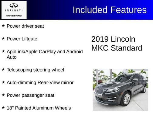 Magnetic Gray Metallic 2019 Lincoln MKC Standard