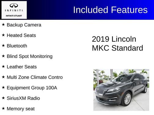 Magnetic Gray Metallic 2019 Lincoln MKC Standard