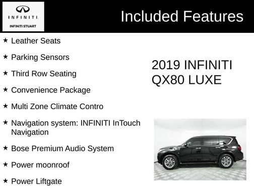 2019 INFINITI QX80 Luxe